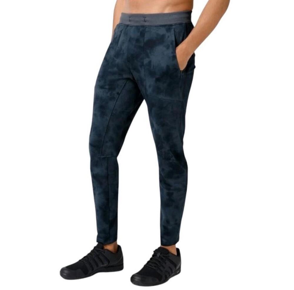 Lululemon Textured Tech Pants S Diamond Dye Iron Blue True Navy Techwear Utility